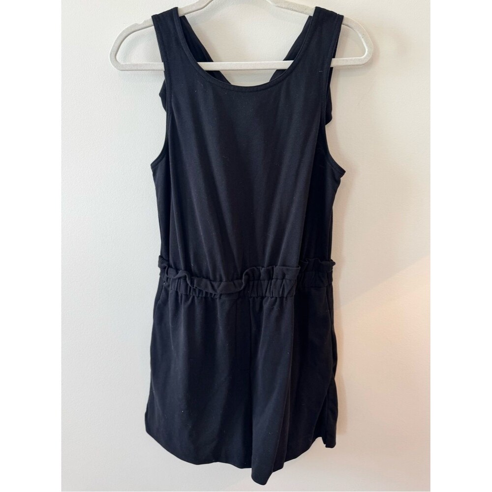 Sweaty Betty Black Harlow Tie Romper